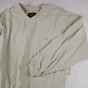 VTG Dockers Golf Outwear Jacket Mens XL Beige‎ Long Sleeve Performance Casual